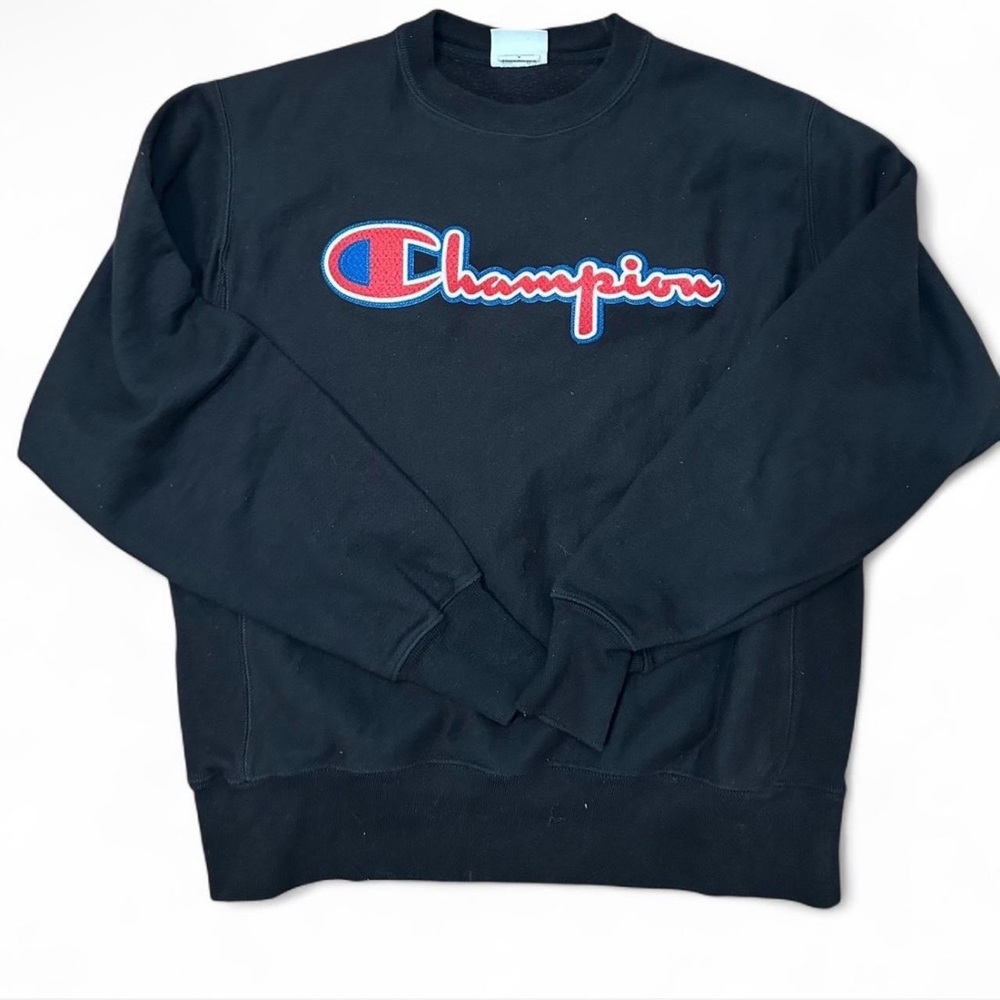 Champion Men's Navy Crewneck Sweater